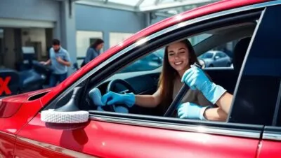 como preparar el coche para un lavado profesional Servicio de limpieza de automoviles