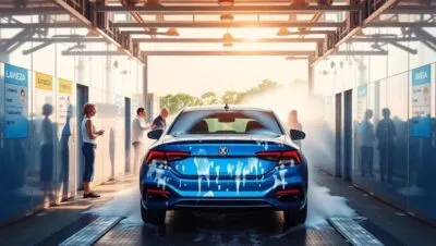 consejos para lavar el coche en un lavadero automatico Servicio de limpieza de automoviles