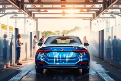 consejos para lavar el coche en un lavadero automatico Servicio de limpieza de automoviles