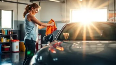 trucos para secar el coche sin dejar marcas de agua Servicio de limpieza de automoviles