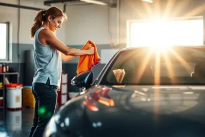 trucos para secar el coche sin dejar marcas de agua Servicio de limpieza de automoviles