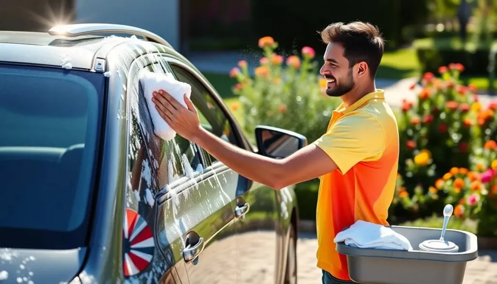 ventajas de lavar el coche a mano frente al tunel de lavado Servicio de limpieza de automoviles