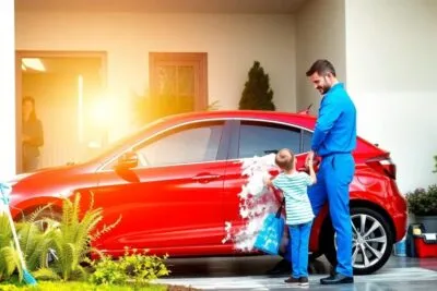 como funciona un servicio de lavado de coches a domicilio Servicio de limpieza de automoviles