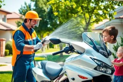 lavado de motos a domicilio que hay que tener en cuenta Servicio de limpieza de automoviles