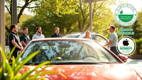 que certificaciones buscar en un lavadero de coches ecologico Servicio de limpieza de automoviles