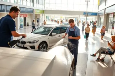 lavado de coche en centros comerciales ventajas e inconvenientes Servicio de limpieza de automoviles