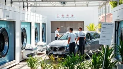 requisitos legales para abrir un lavadero de coches con boxes Servicio de limpieza de automoviles