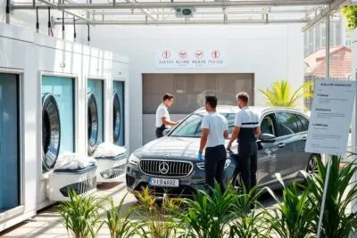 requisitos legales para abrir un lavadero de coches con boxes Servicio de limpieza de automoviles