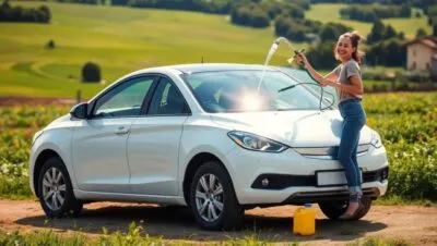 trucos para mantener el coche limpio si vives en el campo Servicio de limpieza de automoviles