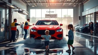 colaboraciones entre lavaderos de coches y concesionarios Servicio de limpieza de automoviles