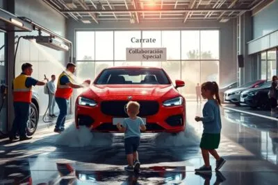 colaboraciones entre lavaderos de coches y concesionarios Servicio de limpieza de automoviles